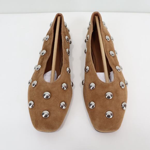 Madewell The Mylie Embellished Ballet Flat Dried Acorn Size 6 NWOB - Picture 6 of 9